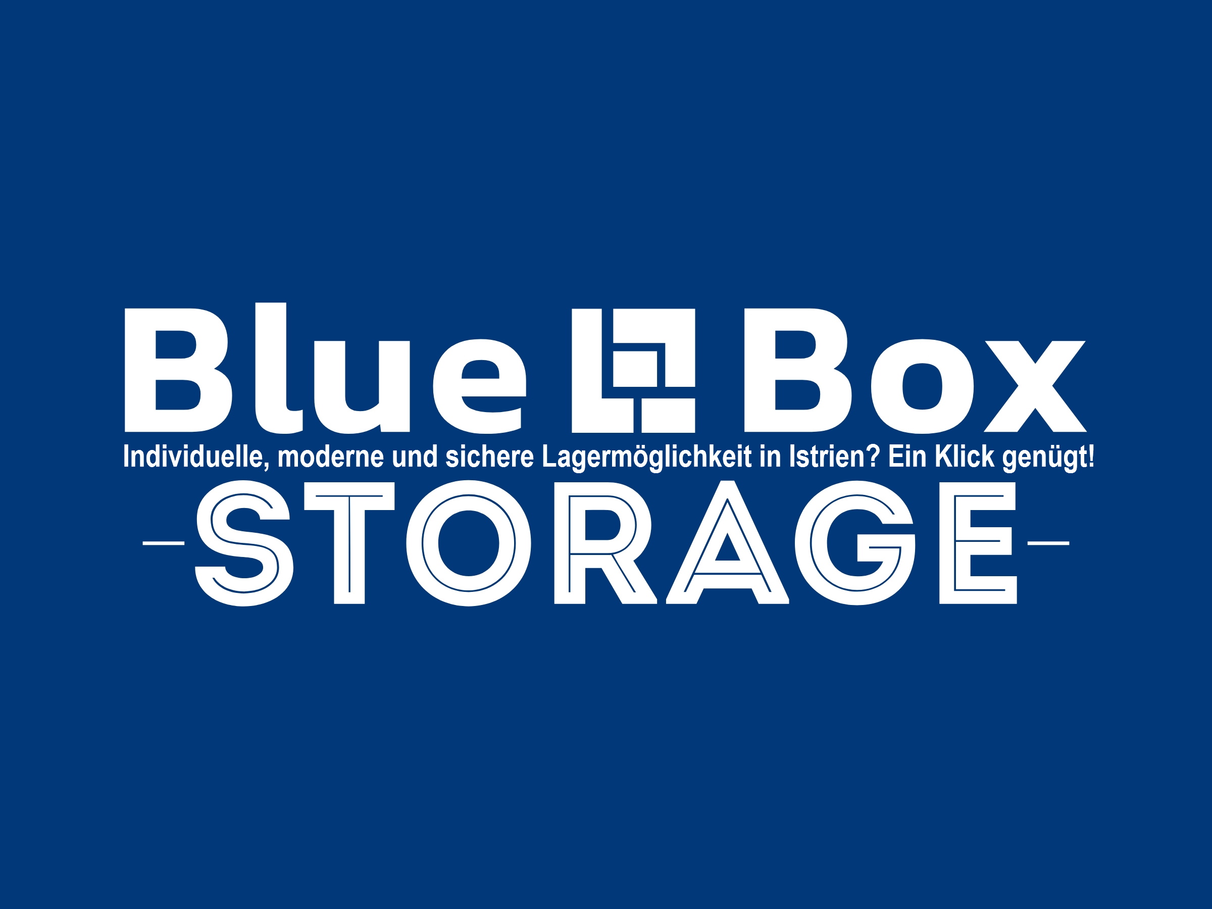 Bluebox Storage Werbebanner