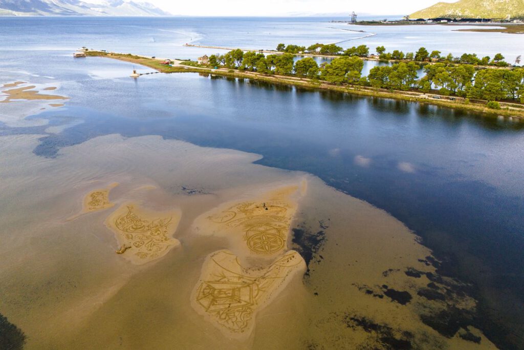 Kroatien Nachrichten Bild Sand art 11