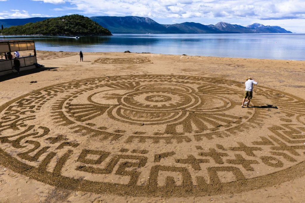 Kroatien Nachrichten Bild Sand art 13