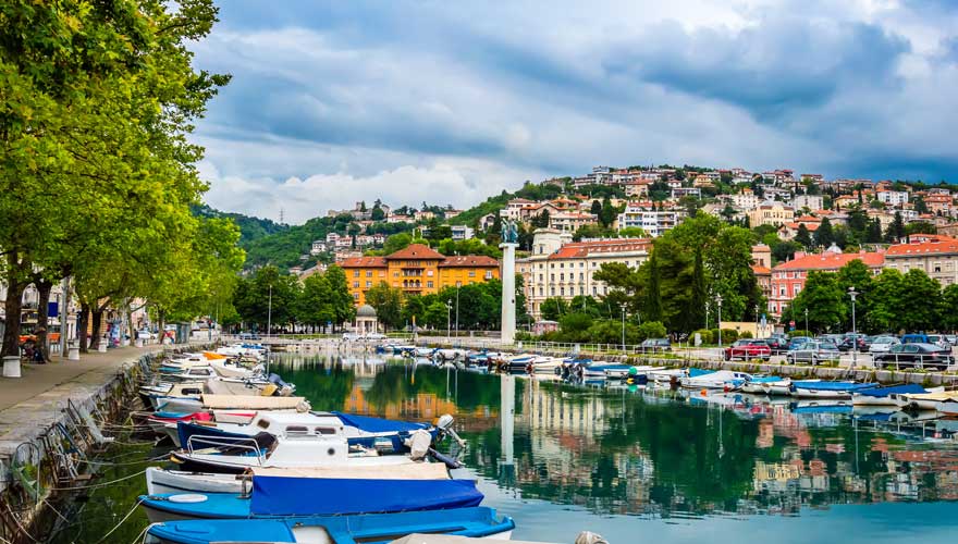 Kroatien Nachrichten Bild rijeka kroatien fluss